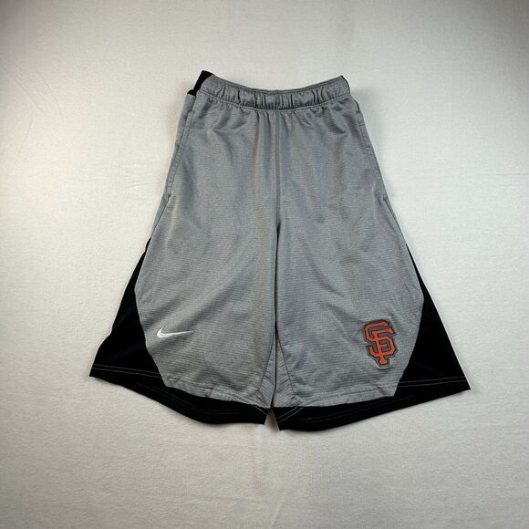 Nike Shorts Mens Small Gray MLB Authentic San Francisco Giants Baseball Shorts - Picture 1 of 14